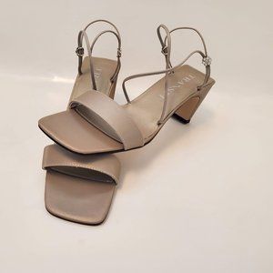 New York Transit Creme de la Creme Formal Heels in Silver - US Size 8.5, NEW!